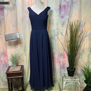 📌Mori Lee Timeless Chiffon Ball - Bridesmaid - Prom - Formal Dress